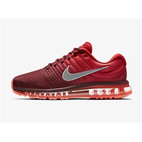 red unisex nike air cushion